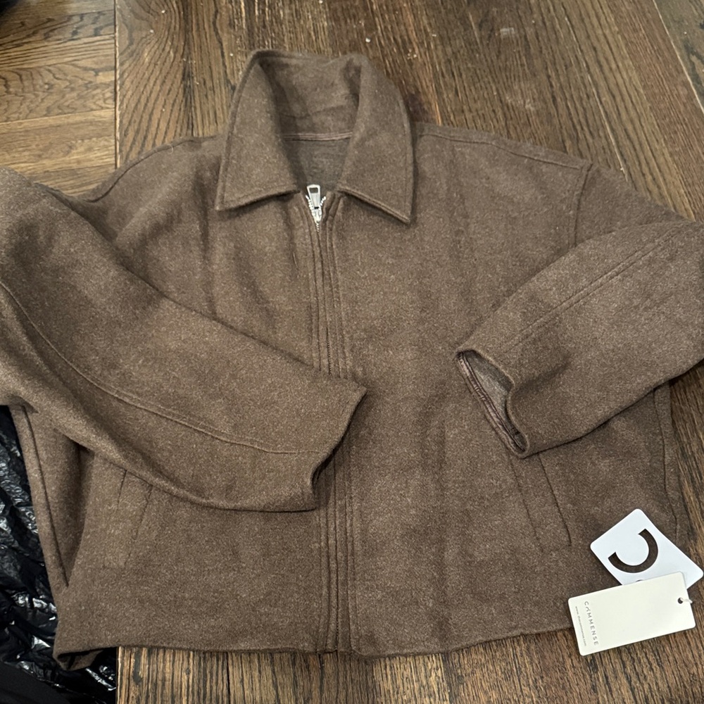 Commense Chocolate Brown Pullover Jacket